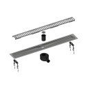 Душевой лоток TIMO Drain System 900 с вставкой "lines", Сатин (DS230109/01) Душевой лоток TIMO Drain System 900 с вставкой "lines", Сатин (DS230109/01)