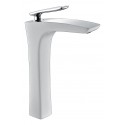 Смеситель для раковины Timo Helmi (4011/00-16F chrome white) Смеситель для раковины Timo Helmi (4011/00-16F chrome white)