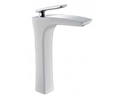 Смеситель для раковины Timo Helmi (4011/00-16F chrome white) Смеситель для раковины Timo Helmi (4011/00-16F chrome white)