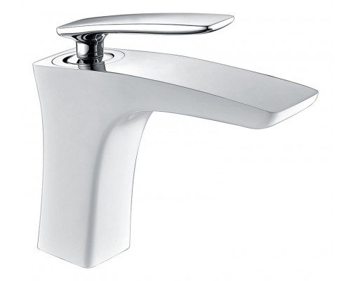 Смеситель для раковины Timo Helmi (4061/00-16F chrome/white) Смеситель для раковины Timo Helmi (4061/00-16F chrome/white)