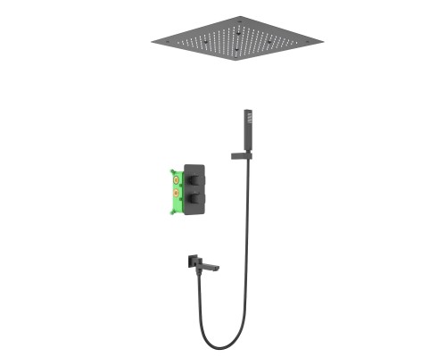 Душевая система встроенная с термостатом Timo Petruma (SX-5019/03SM) черный Душевая система встроенная с термостатом Timo Petruma (SX-5019/03SM) черный
