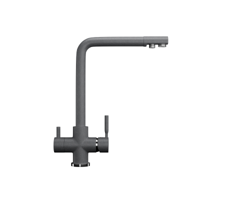 Смеситель для кухни ULGRAN Classic графит (U-016-342)