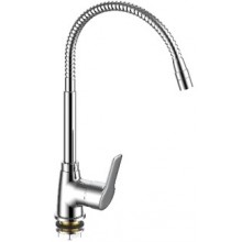 Смеситель VODA "Wave" для кухни, гибкий излив (WA519S)