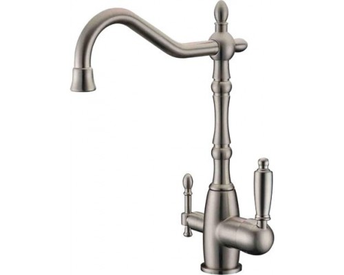 Смеситель для кухонной мойки ZORG Sanitary  (ZR 312 YF-33-NICKEL)