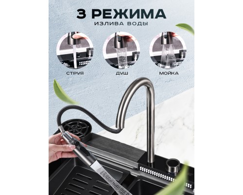 Мойка многофункциональная ПРОФСАН (PSM-9953GR) Мойка многофункциональная ПРОФСАН (PSM-9953GR)