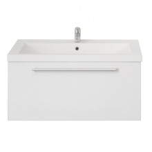 Тумба белый глянец 89,6 см 1Marka Соната У51043