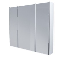 Зеркальный шкаф 90x80 см белый глянец 1Marka Соната У29558