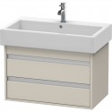 Тумба тауп матовый 75 см Duravit Ketho KT663709191