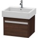 Тумба каштан 55 см Duravit Ketho KT668605353