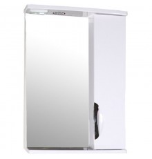Зеркальный шкаф 51,2x75 см белый ASB-Mebel Мессина