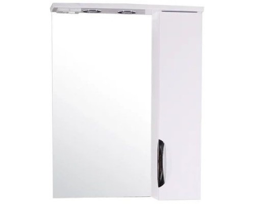 Зеркальный шкаф 57,4x78,1 см белый ASB-Mebel Миранда