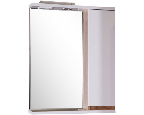 Зеркальный шкаф 60x74,4 см белый/дуб золотой R ASB-Mebel Марко