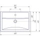 Тумба светлый орех 56,8 см ASB-Mebel Коста