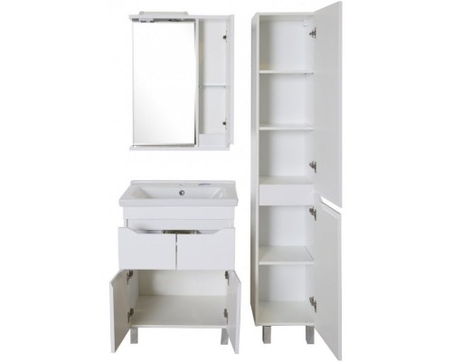 Комплект мебели белый 60,5 см ASB-Mebel Бари