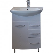 Тумба с раковиной белый 61 см ASB-Mebel Грета