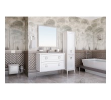 Комплект мебели белый матовый 100,5 см ASB-Woodline Рома