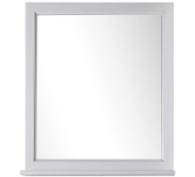 Зеркало 77x85 см белый серебряная патина ASB-Woodline Гранда 4607947230383