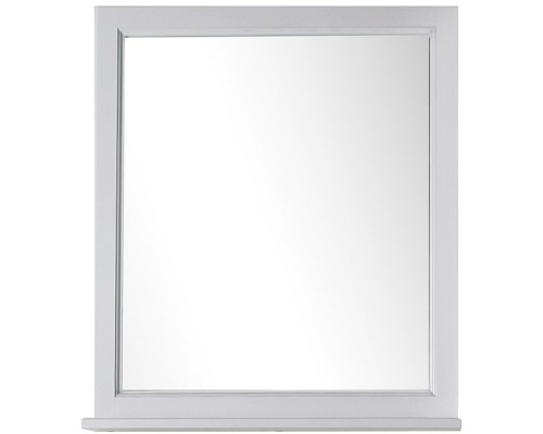 Зеркало 77x85 см белый серебряная патина ASB-Woodline Гранда 4607947230383