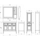 Зеркало 77x85 см белый серебряная патина ASB-Woodline Гранда 4607947230383