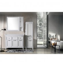 Комплект мебели белый серебряная патина 106 см ASB-Woodline Гранда