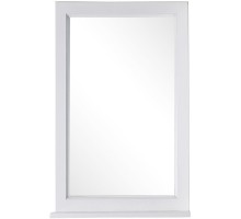 Зеркало 56,6x85 см белый серебряная патина ASB-Woodline Гранда 4607947230611