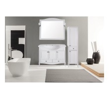 Комплект мебели белый серебряная патина 106,5 см ASB-Woodline Салерно
