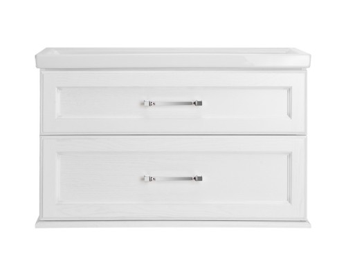 Комплект мебели белый серебряная патина 101 см ASB-Woodline Венеция