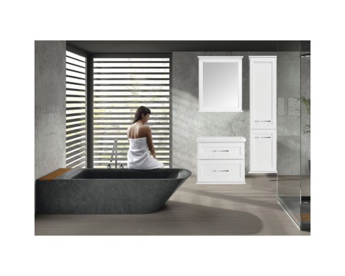 Комплект мебели белый серебряная патина 70,5 см ASB-Woodline Венеция