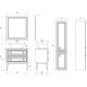 Комплект мебели серый матовый 79 см ASB-Woodline Каталина