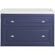 Комплект мебели серый матовый 101 см ASB-Woodline Кастелло