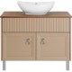 Комплект мебели капучино матовый 100 см ASB-Woodline Риола