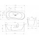 Акриловая ванна 170x78 см Abber AB9494-1.7