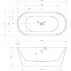 Акриловая ванна 160x75 см Abber AB9320-1.6