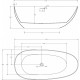 Акриловая ванна 170x80 см Abber AB9211MB