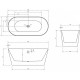 Акриловая ванна 150x70 см Abber AB9222-1.5