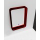 Зеркало 55x80 см красный Abber Kristall AT6701Rubin