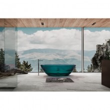 Ванна из полиэфирной смолы 180x85 см Abber Kristall AT9702Aquamarin