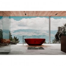 Ванна из полиэфирной смолы 180x85 см Abber Kristall AT9702Rubin