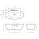 Акриловая ванна 180x85 см Abber AB9374-1.8