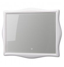 Зеркало белый глянец 105x90 см Aima Design Amethyst Light У51944