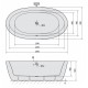 Акриловая ванна 187x98 см Alpen Rohia 69111