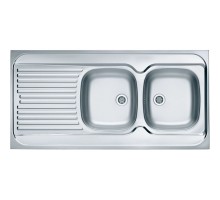 Кухонная мойка Alveus Classic 100 NAT полированная сталь 1009085