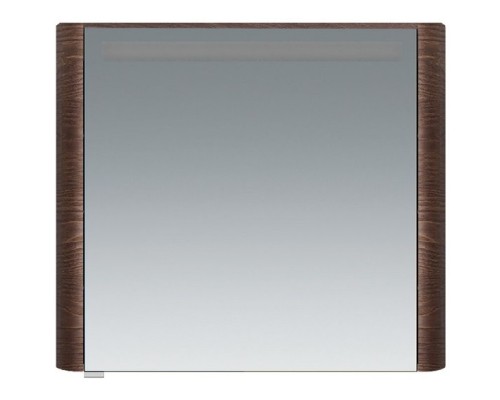 Зеркальный шкаф 80x70 см табачный дуб R Am.Pm Sensation M30MCR0801TF