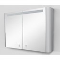 Зеркальный шкаф 100x70 см серый шелк глянец Am.Pm Sensation M30MCX1001FG