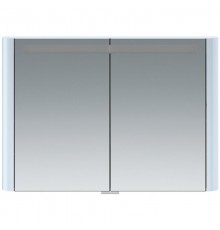 Зеркальный шкаф 100x70 см светло-голубой глянец Am.Pm Sensation M30MCX1001BG