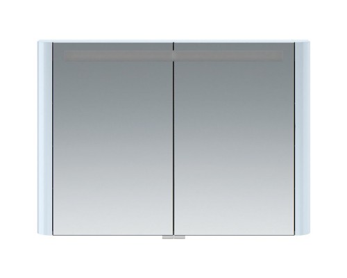 Зеркальный шкаф 100x70 см светло-голубой глянец Am.Pm Sensation M30MCX1001BG
