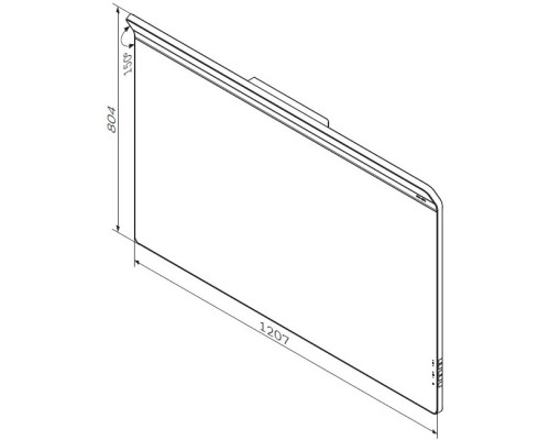 Зеркало 120,7x80,4 см Am.Pm Inspire 2.0 M50AMOX1201SA