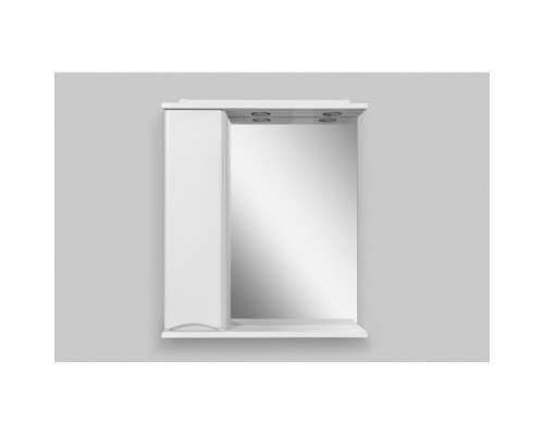 Зеркальный шкаф 65x75 см белый глянец L Am.Pm Like M80MPL0651WG