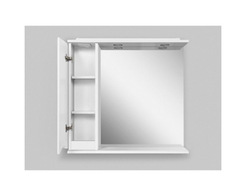 Зеркальный шкаф 80x75 см белый глянец L Am.Pm Like M80MPL0801WG