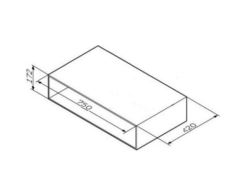 Тумба белый глянец 75 см Am.Pm Gem M90OHX0750WG